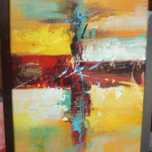 Yellow And Gold Abstract